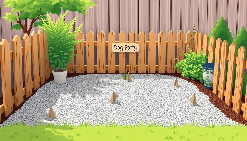 keep a dog from pooping in your yard