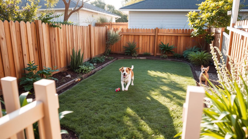 keep a dog from pooping in your yard