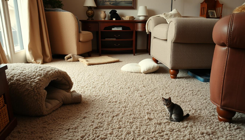 How long will fleas live in a house without pets
