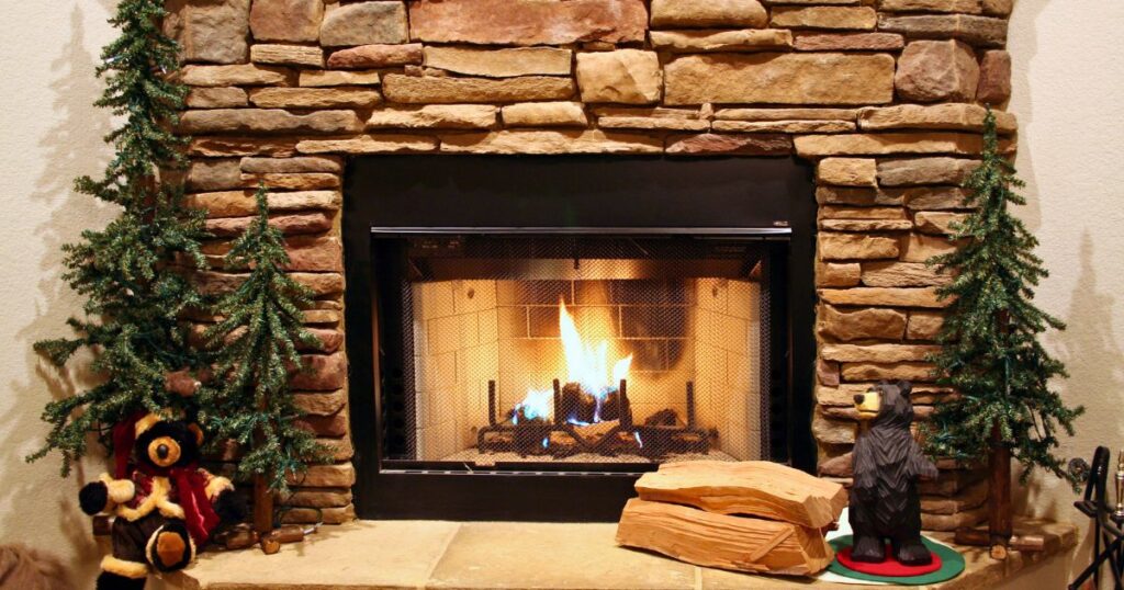 How to clean brick fireplace