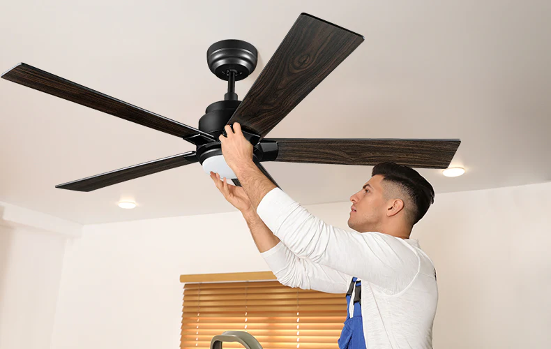 How to Stop a Ceiling Fan from Humming Introduction Ceiling fans are essential for maintaining comfortable indoor temperatures, but a humming noise can disrupt the tranquility of your space. If your ceiling fan makes noise when rotating or produces an annoying hum, it's crucial to address the issue promptly. This guide explores the common causes of ceiling fan humming and provides actionable solutions to eliminate the noise effectively. Common Causes of Ceiling Fan Humming 1. Loose or Unsecured Components Description: Loose screws, blades, or other components can create vibrations, leading to humming noises. Signs: Noise changes when the fan speed is adjusted. Visible wobbling or movement of fan parts. 2. Electrical Issues Description: Faulty wiring or electrical interference can result in a humming sound from the fan motor. Signs: Noise persists regardless of fan speed. Lights flicker or dim when the fan operates. 3. Poor Quality Motor Description: Low-quality or aging fan motors may produce hums due to wear or inadequate insulation. Signs: Persistent humming from the motor. Reduced fan efficiency. 4. Dimmer Switch Usage Description: Dimmer switches designed for lights can interfere with fan motors, causing noise. Signs: Noise starts or increases when using a dimmer switch. Fan speed doesn’t adjust smoothly. 5. Improper Installation Description: An unbalanced or poorly mounted fan can create vibrations and noise. Signs: Fan vibrates visibly during operation. Noise decreases when the fan is held still. How to Fix a Humming Ceiling Fan 1. Tighten All Components Steps: Turn off the power to the fan. Inspect and tighten all screws on blades, light fixtures, and mounting brackets. Use a screwdriver to secure any loose parts. Tip: Regularly check and maintain fan components to prevent recurring issues. 2. Address Electrical Issues Steps: Turn off power at the circuit breaker. Inspect wiring connections for looseness or damage. Replace damaged wires or consult an electrician for complex repairs. Tip: Ensure the fan’s motor is compatible with your home’s electrical system. 3. Upgrade the Motor or Fan Steps: Identify the fan’s model and motor specifications. Replace the motor with a high-quality, silent model if necessary. Consider upgrading to a newer fan designed for quiet operation. Tip: Look for fans with a noise-free or low-noise guarantee. 4. Replace Dimmer Switches Steps: Replace dimmer switches with standard fan-rated switches. Test the fan to ensure noise reduction. Use compatible wall controls or remote systems for added convenience. Tip: Avoid using light-specific dimmer switches for fans. 5. Rebalance or Reinstall the Fan Steps: Use a balancing kit to test and balance the blades. Reinstall the fan, ensuring it is mounted securely to the ceiling. Adjust blade angles if necessary. Tip: Balance all blades equally to reduce vibrations. Preventing Ceiling Fan Humming in the Future 1. Regular Maintenance Inspect screws, blades, and wiring annually. Clean the fan to remove dust and debris. 2. Choose High-Quality Fans Invest in fans with efficient motors and noise-dampening features. Check reviews for noise ratings before purchasing. 3. Use Compatible Switches Pair fans with appropriate switches and controls. Avoid mixing light and fan functions on the same dimmer switch. 4. Proper Installation Hire professionals for complex installations. Ensure the fan is level and securely mounted. FAQs About Ceiling Fan Humming 1. Why does my ceiling fan make a humming noise? Humming noises can result from loose components, electrical issues, or incompatible switches. Regular maintenance can help reduce or eliminate the noise. 2. How can I stop a ceiling fan from humming? Tighten all components, address wiring issues, and replace dimmer switches. For persistent noise, consider upgrading the motor or the entire fan. 3. Can a dimmer switch cause my ceiling fan to hum? Yes, dimmer switches designed for lights can interfere with fan motors, causing a humming noise. Replace them with fan-rated switches. 4. Is it normal for new ceiling fans to hum? New fans may hum during the initial break-in period. If the noise persists, check for loose components or electrical issues. 5. Should I hire a professional to fix a humming fan? For complex electrical or motor issues, it’s best to consult a professional. Simple fixes like tightening screws can be done by homeowners. Conclusion A humming ceiling fan can be an annoying problem, but it’s usually easy to fix with the right approach. By identifying the cause and implementing the solutions provided in this guide, you can restore peace to your living space. Regular maintenance and proper installation are key to keeping your fan quiet and efficient for years to come.