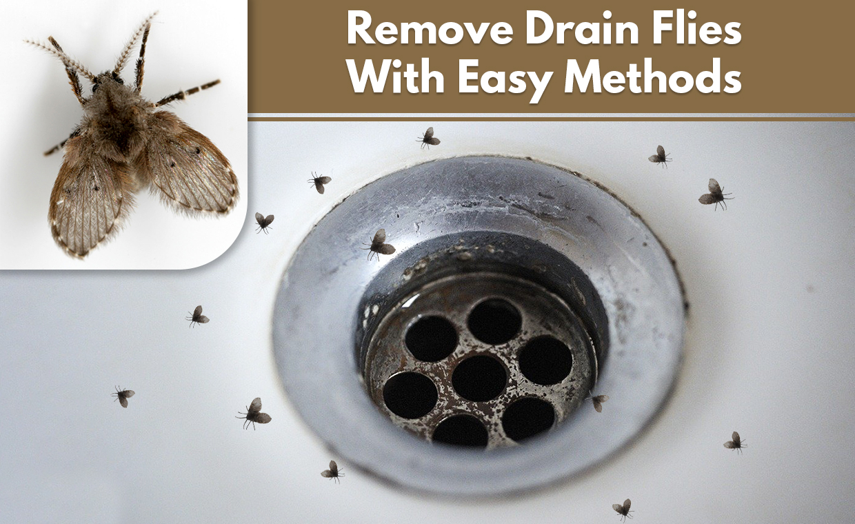 How to get rid of drain flies Easily
