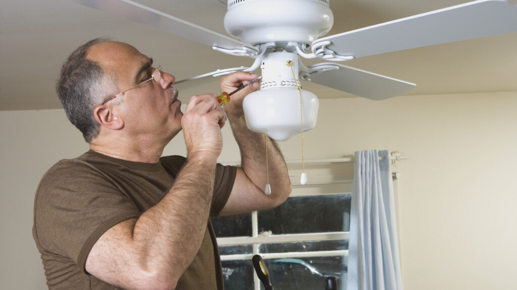 Fixing a Clicking or Rotating Ceiling Fan