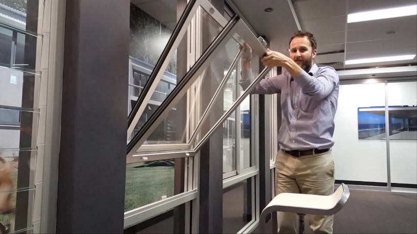 How to clean double pane windows?