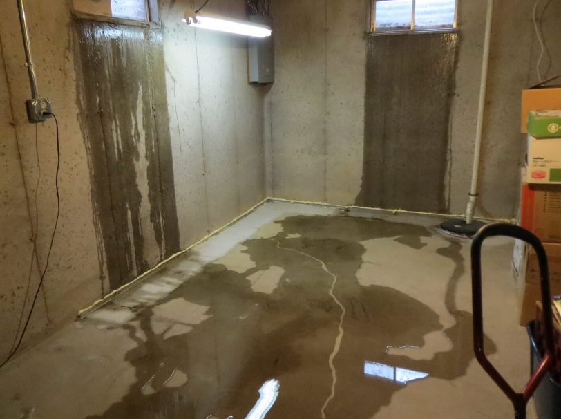 get rid of water in basement