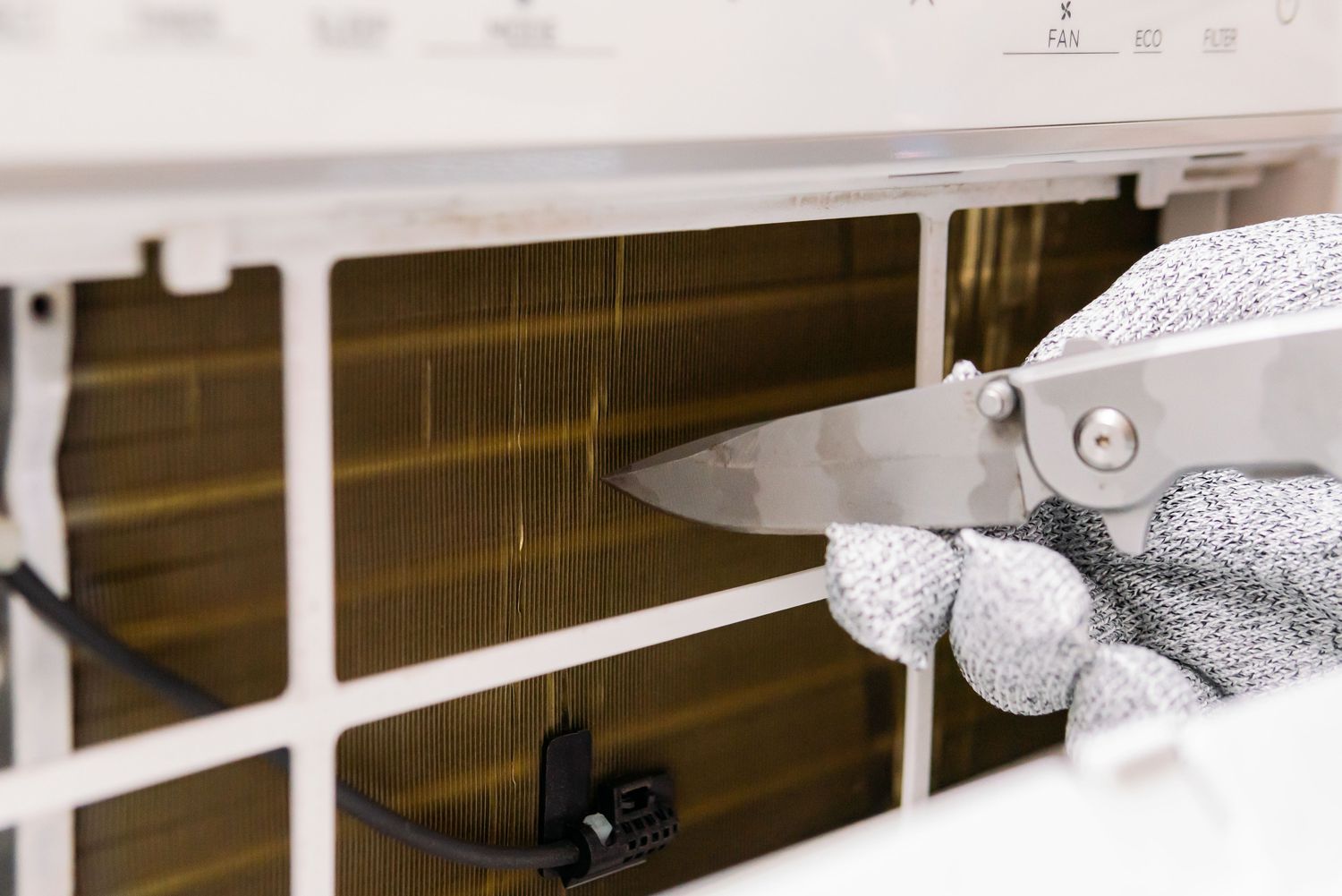 clean a window AC unit