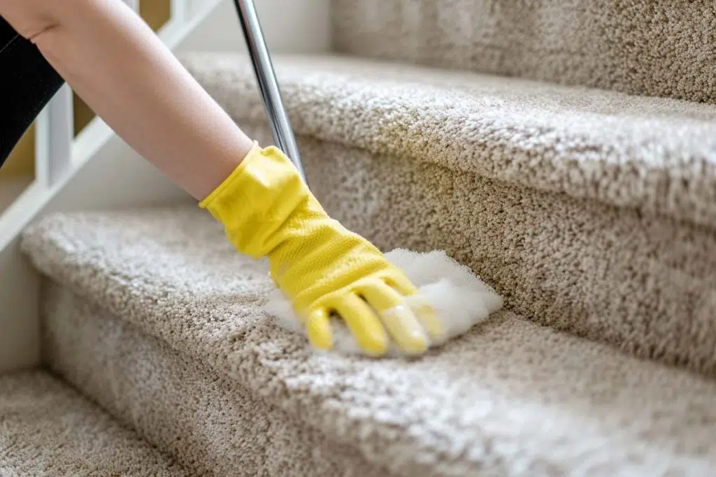 How to Clean Carpet on Stairs By Hand or Machine