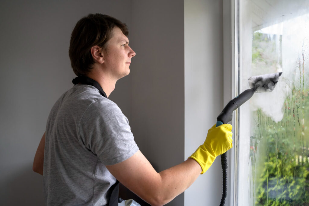 How to clean double pane windows