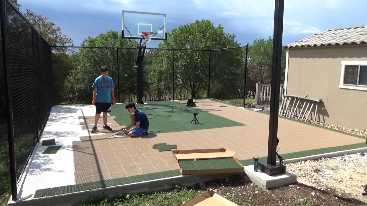 Install Your Own Backyard Basketball Court